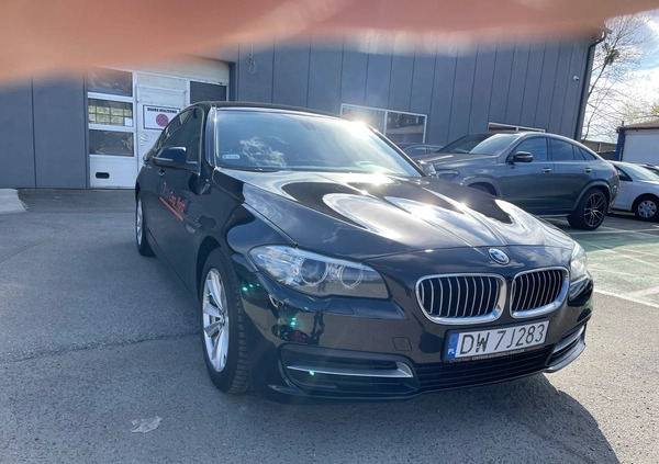 BMW Seria 5 cena 82700 przebieg: 161000, rok produkcji 2016 z Wrocław małe 742